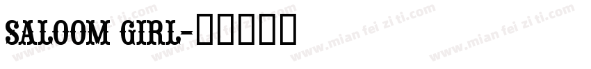 SALOOM GIRL字体转换